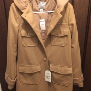 Tan Old Navy Women’s Coat. Smoke free home